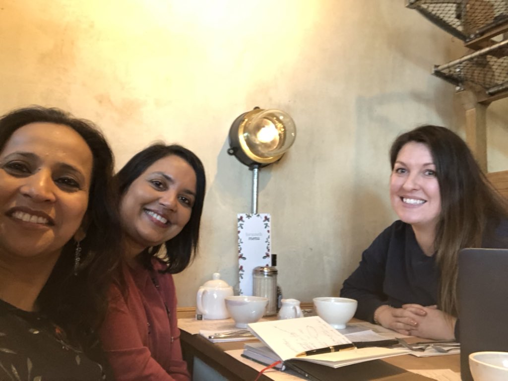 Had a great brain storming session with ever so lovely <a href="/anugiri/">Anuradha Girish</a> with <a href="/NinaEdwards81/">Nina Head</a> <a href="/pagravdanceco/">Pagrav Dance Company</a>