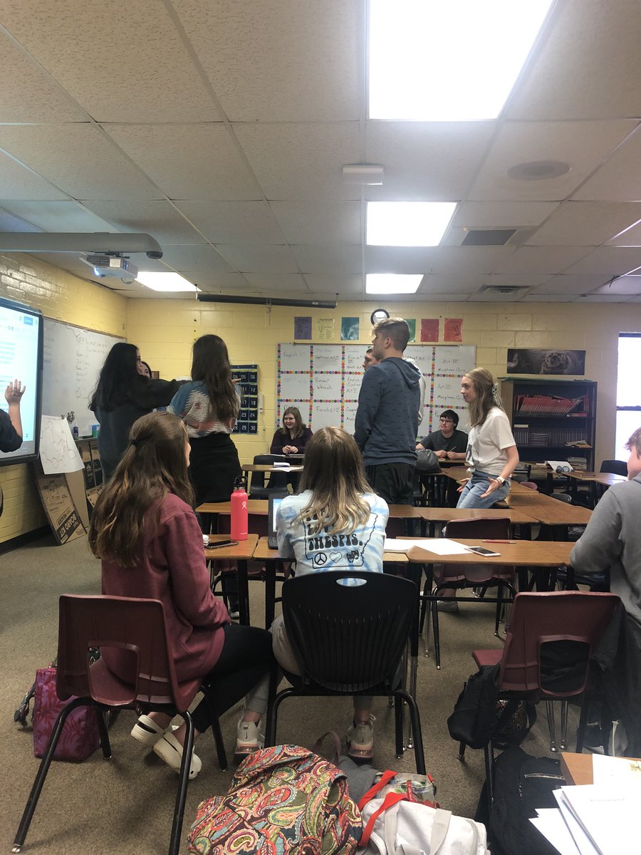 Alma_MsDapson's tweet photo. Some pictures of our whoosh activity in Pre-AP English 10. Students wrote and performed their own summaries of Twelfth Night. It was so much fun! #Shakespeare https://t.co/Z1mWHK5zjA