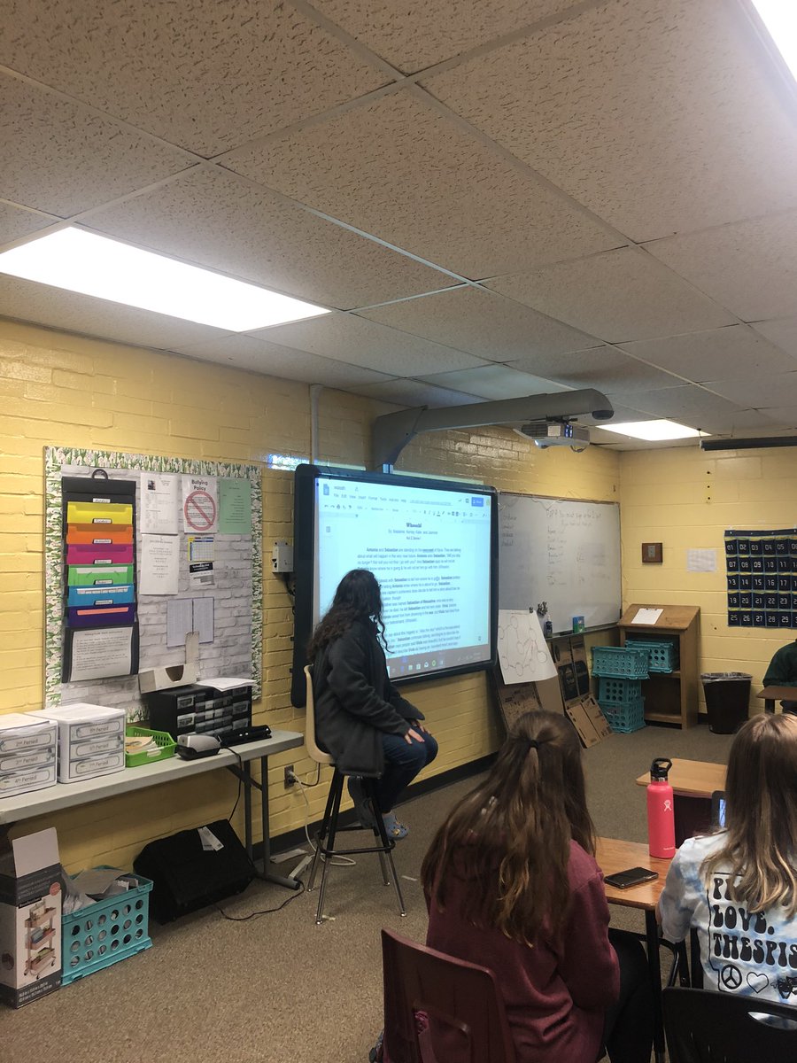 Alma_MsDapson's tweet photo. Some pictures of our whoosh activity in Pre-AP English 10. Students wrote and performed their own summaries of Twelfth Night. It was so much fun! #Shakespeare https://t.co/Z1mWHK5zjA