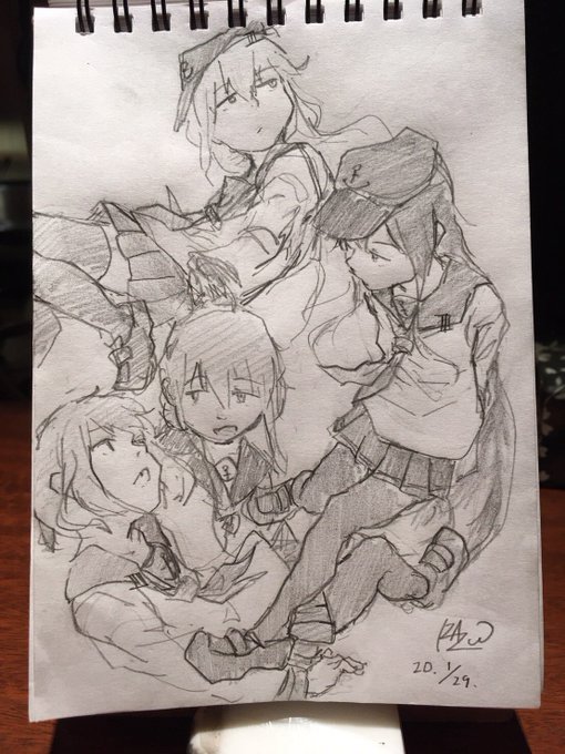 たまにはアナログの落書きでも 