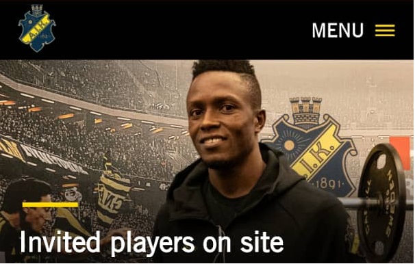 Radiomercurysl's tweet photo. #Swedish top-tier club, #AIKSolna has confirmed the arrival of #SierraLeone forward #SuffianKalokoh in Karlberg for 3 weeks trials. #Kalokoh who will undergo trials with the Swedish top-tier club is currently on loan to #BoRangers from #AIKFretong. https://t.co/xYobKW0EmO