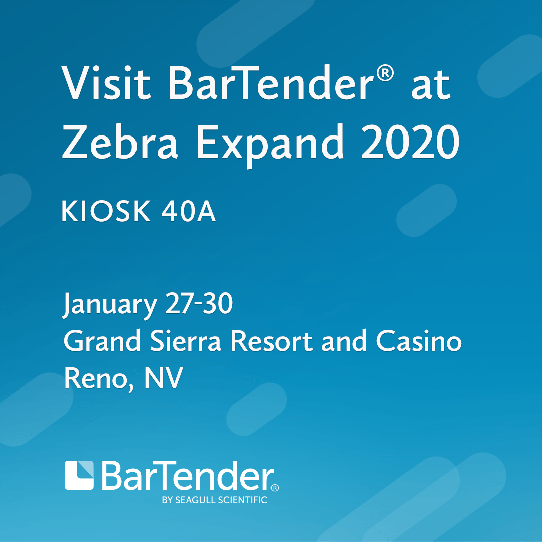 BarTenderTech's tweet photo. We’re proud to sponsor @ZebraTechnology's first ever joint Sales Kick-off and Channel Partner Summit — Expand 2020. Visit our VP of Sales and regional sales managers at kiosk 40A to learn more about Zebra and BarTender. https://t.co/5ogXy53joq. #Expand2020 https://t.co/QmJFCL37gj