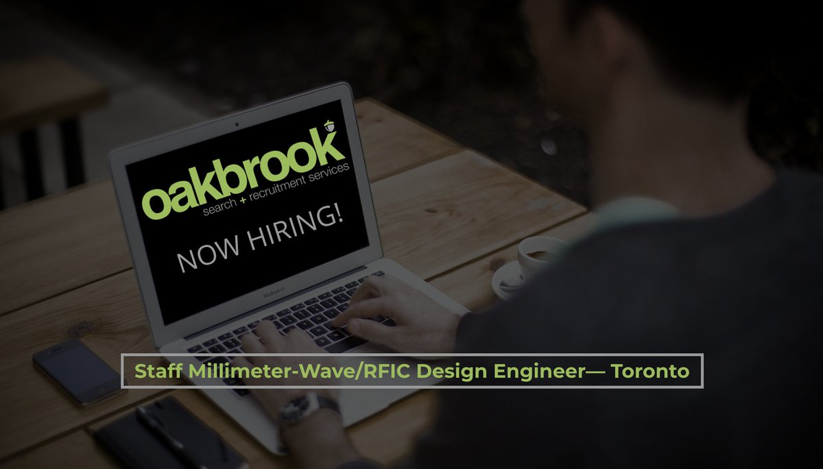 OakbrookSearch's tweet photo. We are currently seeking a Staff Millimeter-Wave/RFIC Design Engineer to join a rapidly growing team in the Toronto area. Candidate must have https://t.co/nEB8CZJDQD. in Electrical Engineering. 6+ years of design experience. Visit https://t.co/t8hKMsXcQJ to apply #designengineer https://t.co/FRKnQVk1p9