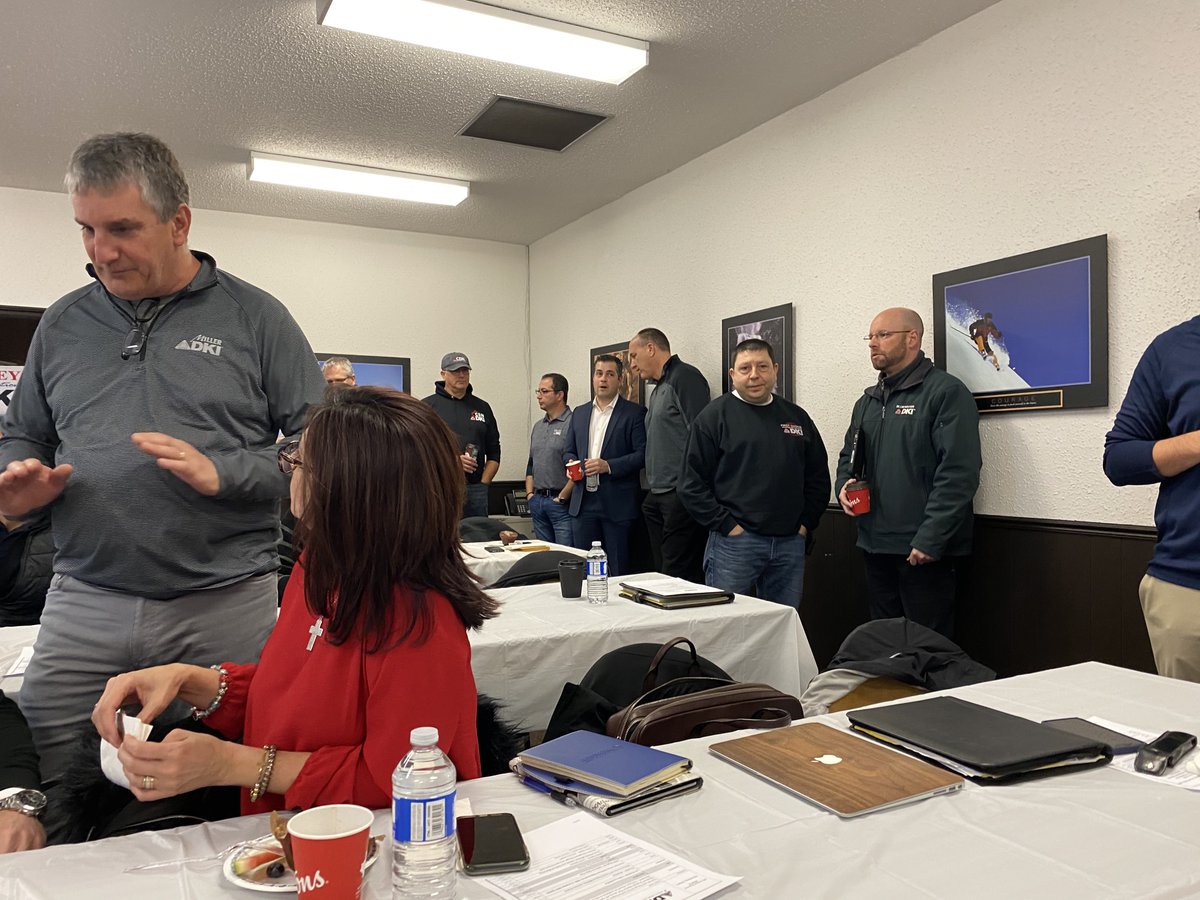 Good morning from Foley Restoration DKI in Schomberg. Jay, Jessica, and Jill of Highland are attending the DKI Canada Central Regional Meeting today! #teamhighland #dki