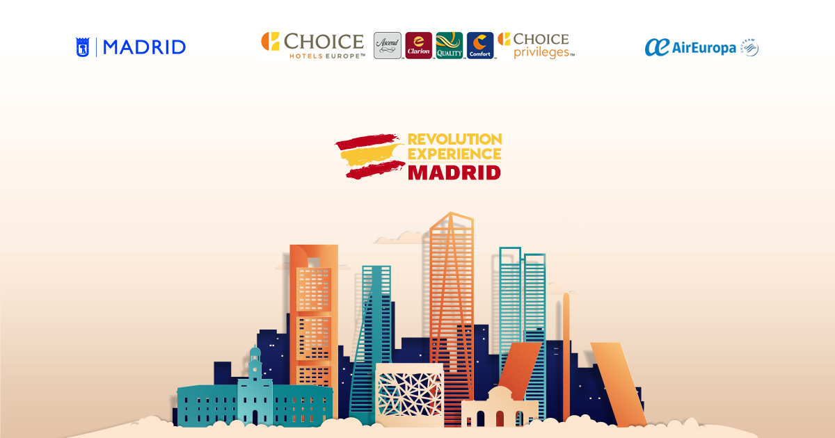 EasyMarketSpa's tweet photo. #RevolutionExperienceMadrid
Si parte per una nuova avventura! 9 Agenti di viaggio ci condurranno alla scoperta di...Madrid!https://t.co/6fYc89Xwyo 
#ChoiceHotels  #AirEuropa #VisitaMadrid
#SercotelGranHotelCondeDuque #SercotelAlcala611
#SercotelMadridAeropuerto #SercotelTogumar https://t.co/yTkIrAQt5Y