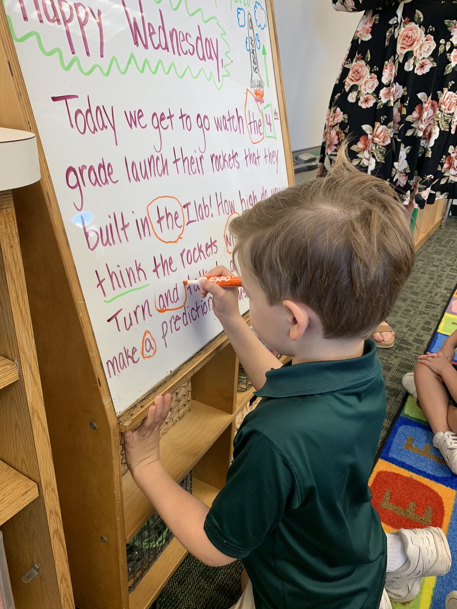 PineCrestLower's tweet photo. #PCPreK students love to search for “Treasure Words” in the Morning Message. #PCLiteracy #PC2033 https://t.co/SFzBEqgQr0