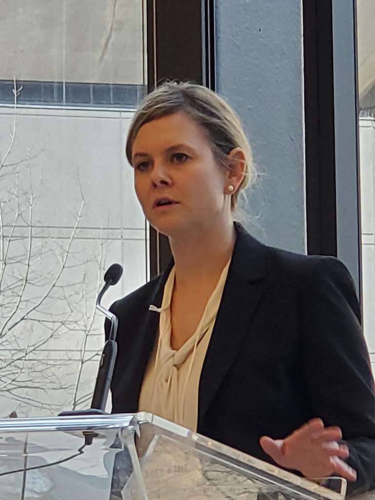 Rod_Lohin's tweet photo. Getting started at #RotmanSustsinabilityConference2020. Melanie Adams of @RBC is introducing keynote Tabatha Bull, COO, Canadian Council for Aboriginal Business. Thx to @RBC for their generous support! https://t.co/THFteeTM4J