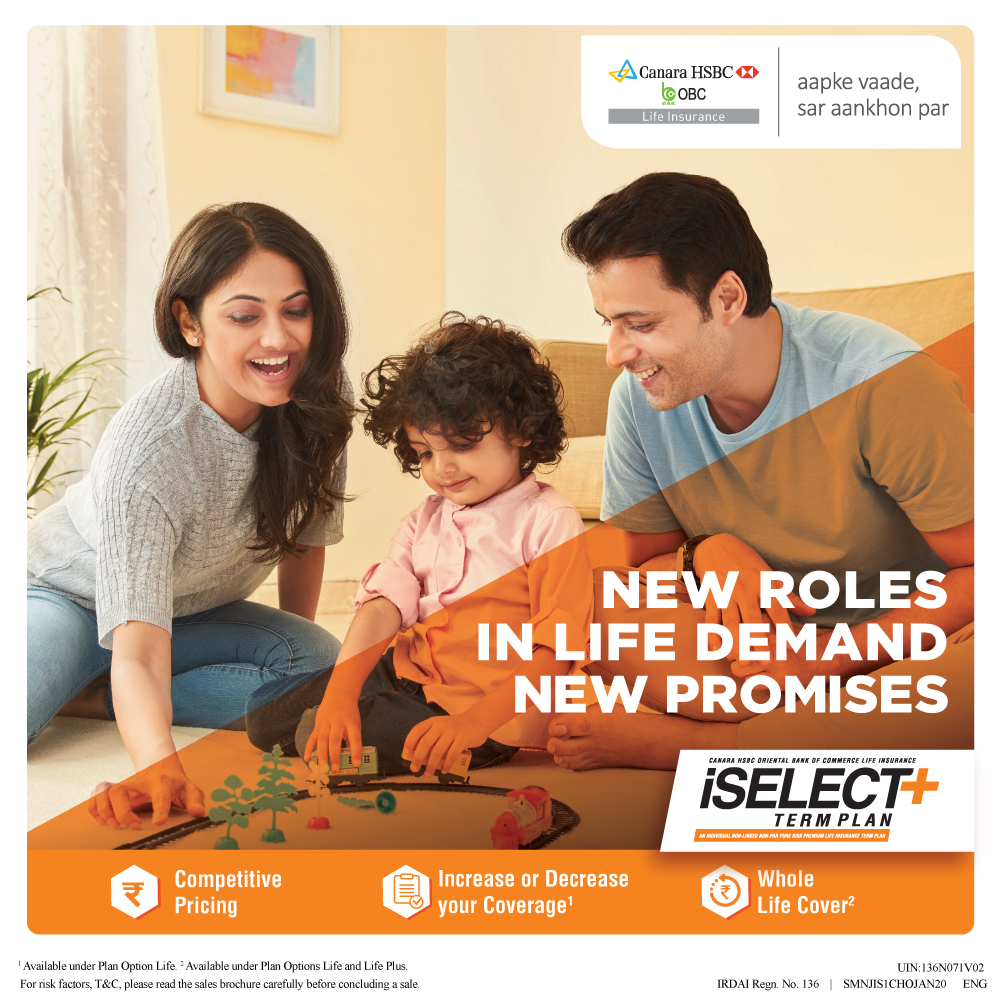 CanaraHSBCLI's tweet photo. Always be prepared for new roles in life with our new iSelect Plus term plan that offers you flexibility and multiple payout options. To know more, please visit: https://t.co/pCe57zu3Sy
*T&C Apply.
#NewPromises #PromiseBatao #SabsePehleLifeInsurance https://t.co/QC8t3Rj6LH
