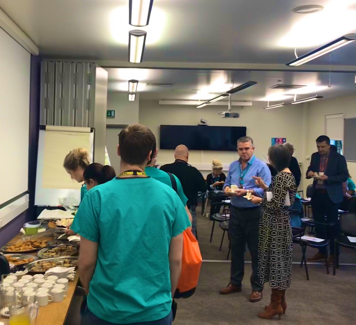 janvier89's tweet photo. Taking time out to listen to feedback from our @NHSCTrust trainee doctors who are heading off on their next rotation! Thank you and wishing you all the best! #creatingagreatplacetowork https://t.co/VPU6HmbsEQ