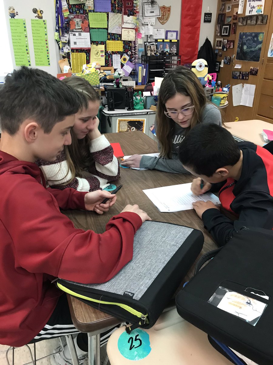 7th graders are playing connect four showdown to review for their poetry test tomorrow!!! <a href="/kerinteach/">Kerin Steigerwalt</a> <a href="/SpringhouseMS/">Springhouse MS</a> #sparkleteach #ourbestsms