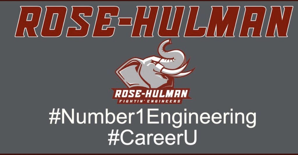CoachNickDavis's tweet photo. 2020 Recruits and Coaches if your not signing next week and you want to study Engineering at an elite private school. You need to check out Rose-Hulman. Our application deadline is February 1st. Please retweet so we can find all the great student athletes across the nation. https://t.co/HJplYSIcN1