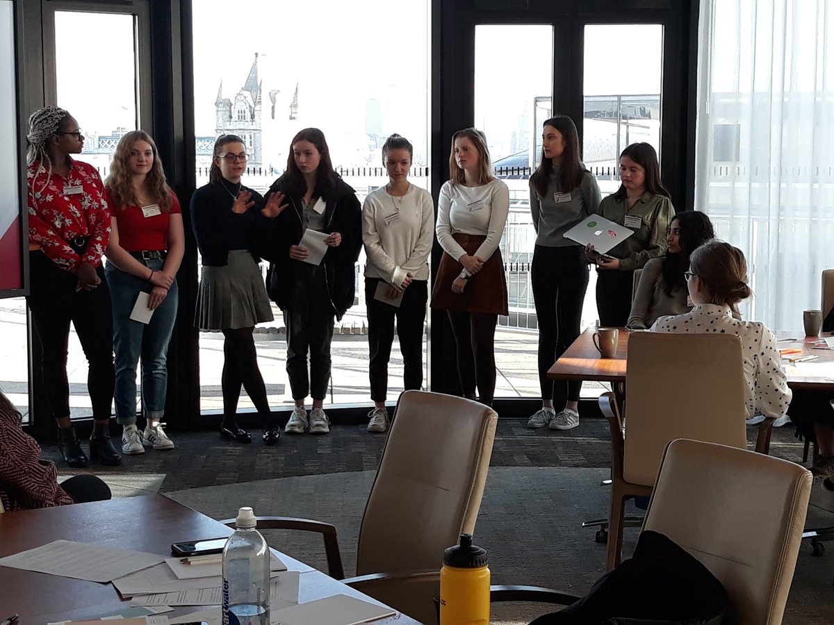 CrisTurple's tweet photo. Our #GDST girls are pitching ideas of how they might use emerging technologies to solve real-world problems @PWC offices in London.
#WhereGirlsLearnWithoutLimits #GDSTsixthform #GDSTgirl #DragonsDen #WomeninTech #GirlsinSTEM #DesignThinking #PWCcareers @digitalGDST @GDSTSkills https://t.co/dfjI2zB6mY