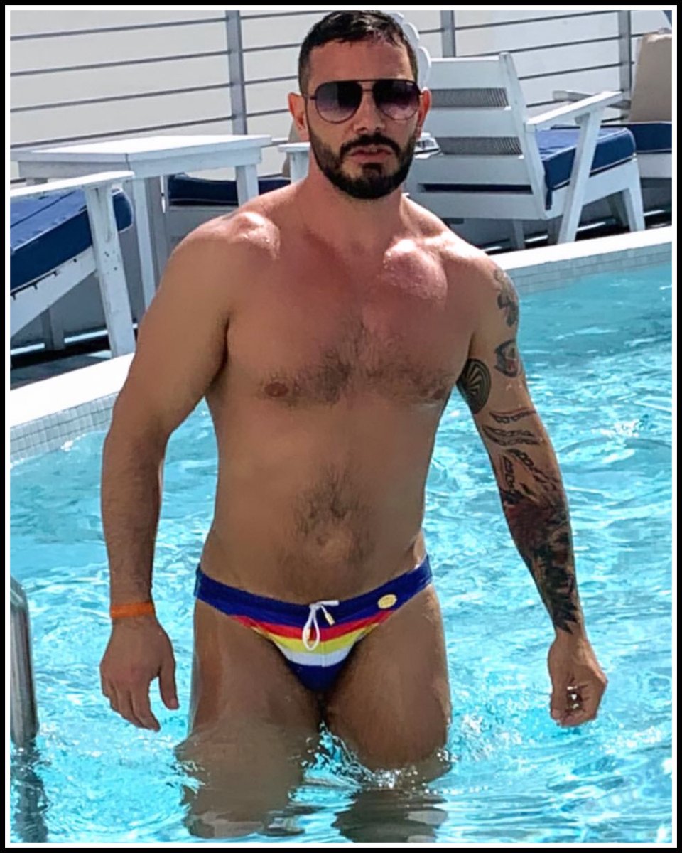 bangclothesco's tweet image. #BANGBOY sexystache in his ever-gorgeous 'stache and his wet Swim Mini-Brief 

Catch our annual sale, up to 50% off:
bangclothes.com/collections/an…