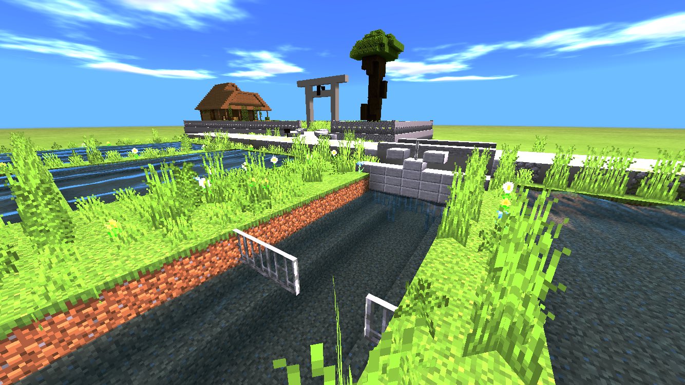てと マインクラフト 田舎作ってます リアル影テクスチャ使用 Minecraft Minecraft建築コミュ マインクラフト マイクラ マイクラpe T Co Gidqtl0efi Twitter