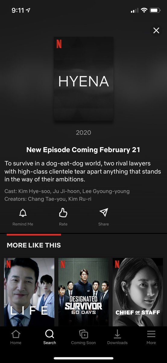  #CCQuickDramaNewsThe  #upcoming  #kdrama  #Hyena has been added to USA  @Netflix and will be premiering in February. WHO IS EXCITED FOR THIS DRAMA? I am intrigued FOR SURE!