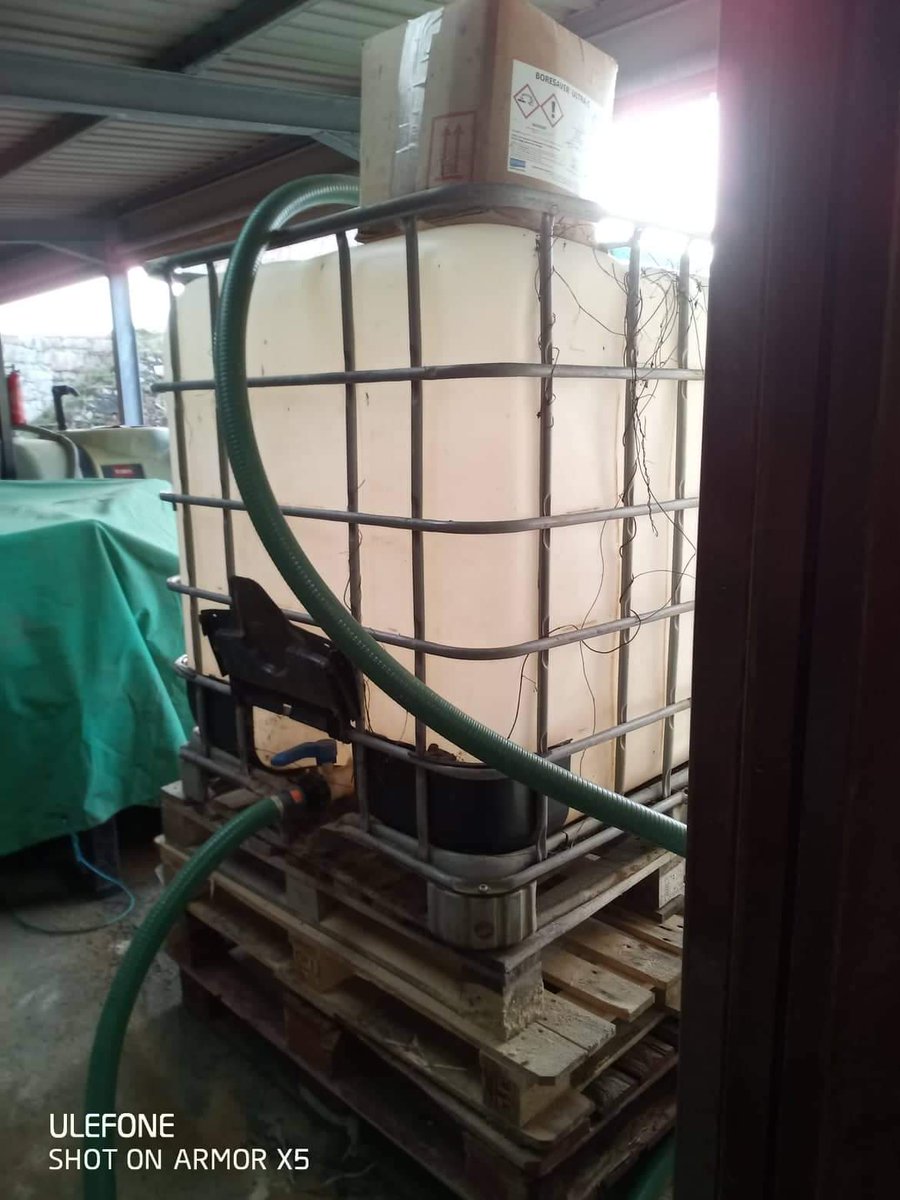 RoyalJersey's tweet photo. @HydrogrowLtd all set up for annual treatment of bore saver. Which will disolve the iron which builds up over time in are pumps.
@MJAbbottLtd https://t.co/y0sT6IZ1VF