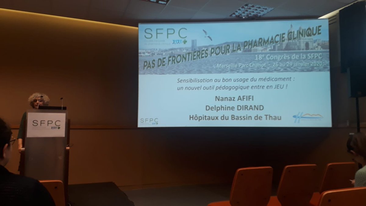 ChristinBlondin's tweet photo. Le bon usage du médicament par le jeu : Communication orale du Dr Afifi Pharmacien au @CHBassindeThau #SFPC2020 #escapegame
#nanazafifi #delphinedirand https://t.co/v9rzu77Z1H