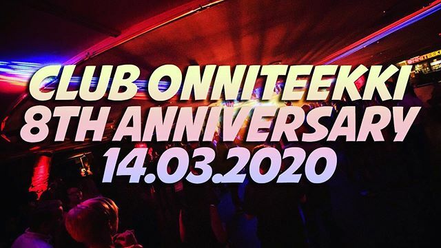 ClubOnniteekki's tweet photo. Julkistamme koboltinkovan ulkomaalaisen esiintyjän klubimme 8-vuotissynttäribileisiin perjantaina... Laittakaahan 14.03.2020 kalenteriin! #clubonniteekki #ysäri #seinäjoki https://t.co/yP9T3O12l3 https://t.co/UgLSwS54NH
