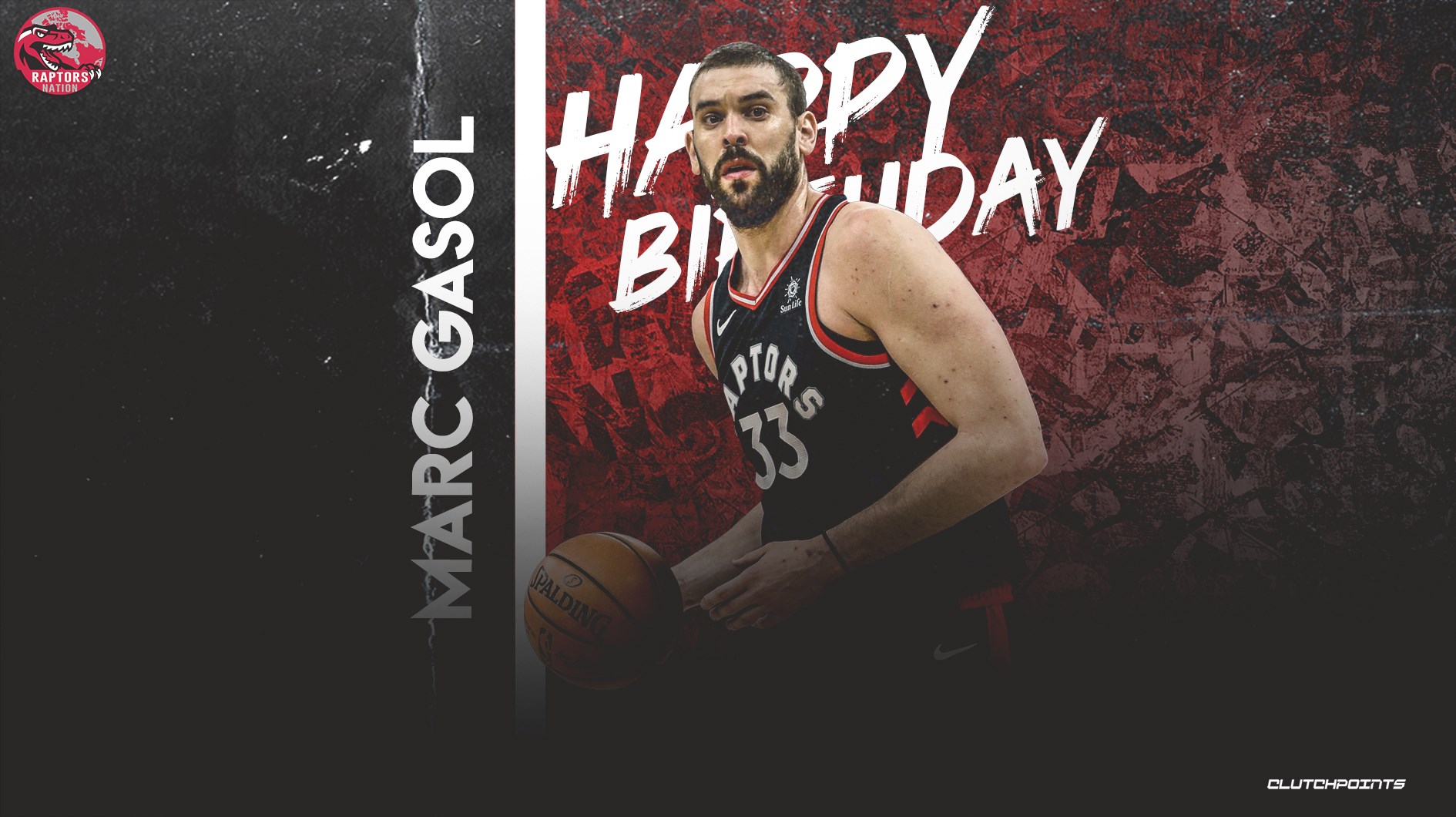 Join Raptors Nation in wishing 1x NBA Champion and 3x All-Star, Marc Gasol, a happy 35th birthday!   