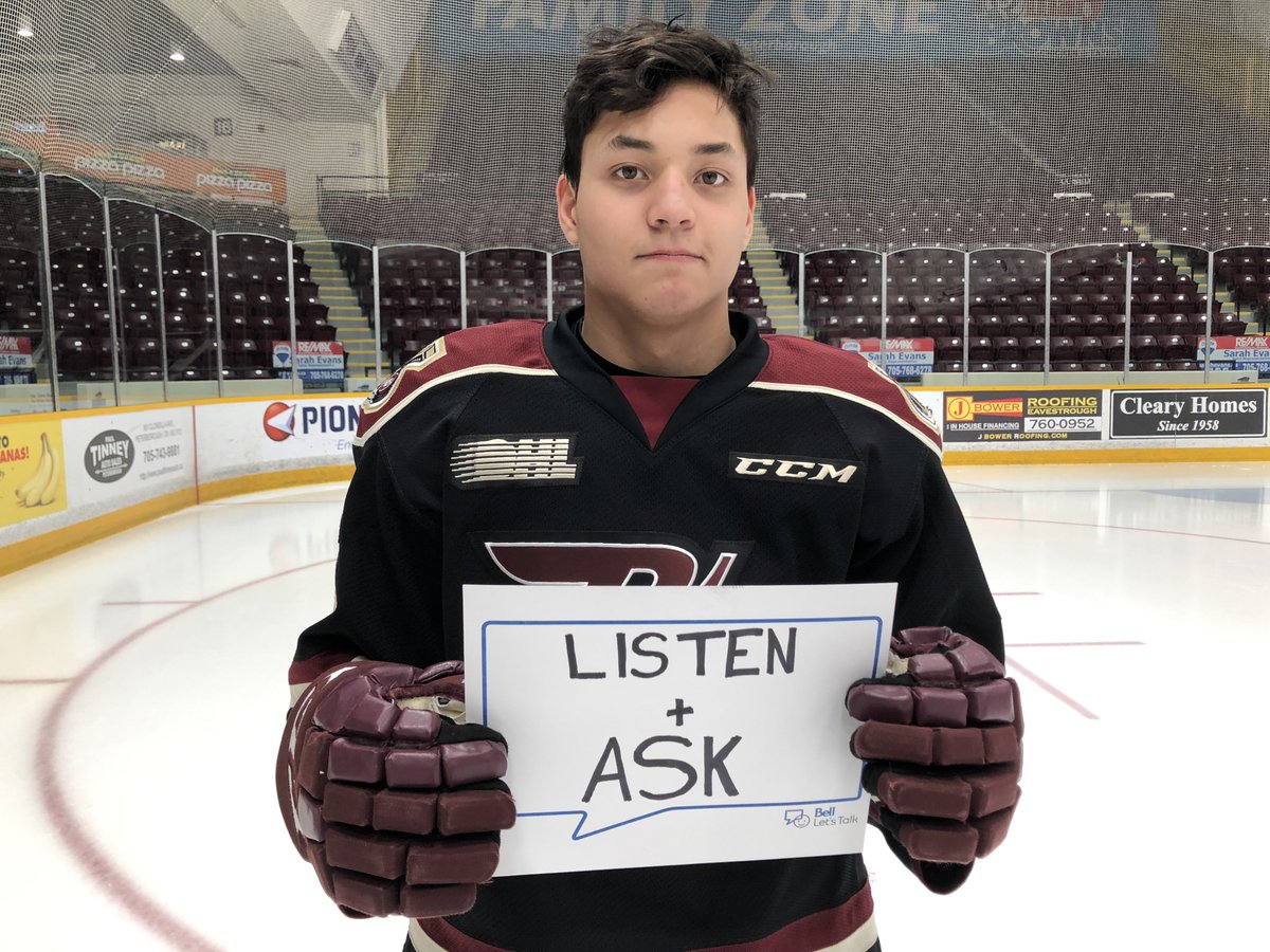 PetesOHLhockey's tweet image. #BellLetsTalk