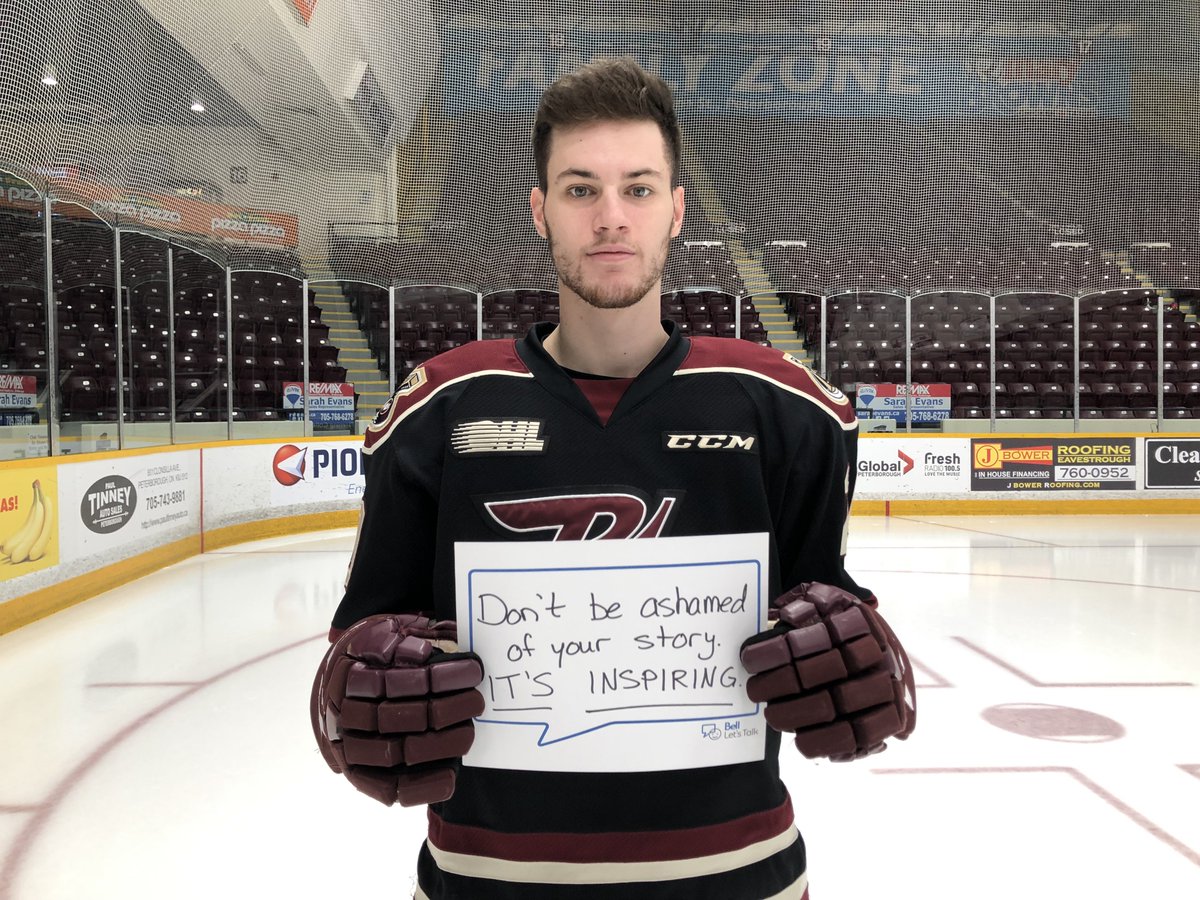 PetesOHLhockey's tweet image. #BellLetsTalk