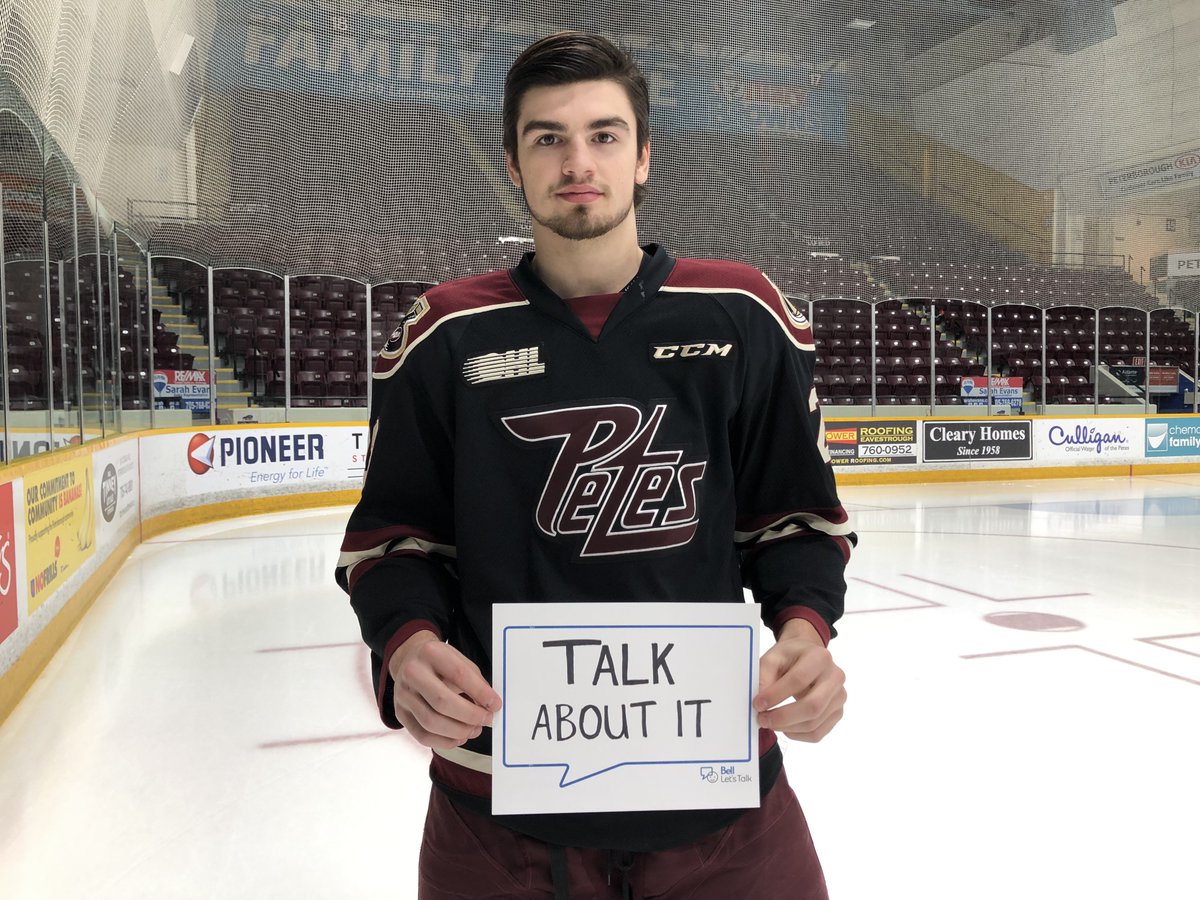PetesOHLhockey's tweet image. #BellLetsTalk