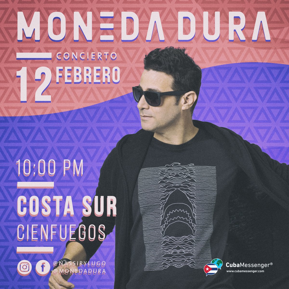 MonedaDura's tweet photo. ♫♪ En Cienfuegos yo me siento como en casa ♫♪... Arriba Cienfuegosssss!!!! El 12 de febrero encendemos el Costa Sur. 😎😉 @NassiryLugo 

#MonedaDura #NassiryLugo #NuncaMeFui #MonedaDuraEnConcierto #ConciertoMD #MonedaDuraEnCienfuegos #MúsicaCubana #PopRock #Cienfuegos #Cuba https://t.co/dzF96rZlqq