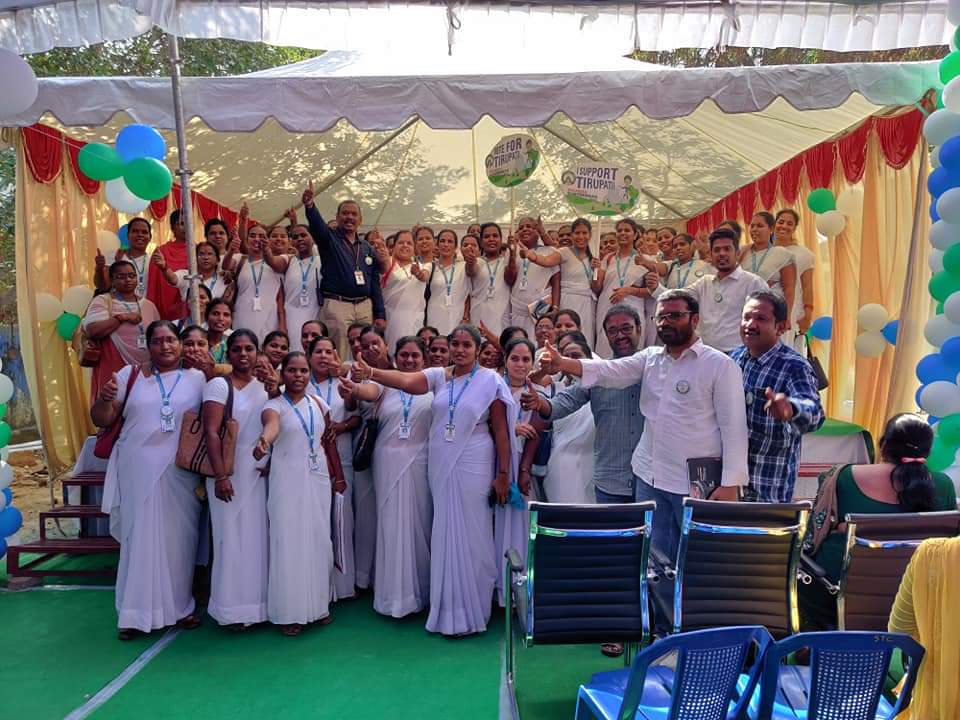 MCTTirupati's tweet photo. Coming together is a beginning. Keeping together is progress. Working together is success." --Henry Ford

Committed towards making Tirupati a clean and healthy city.

#SwachhSurvekshan2020Tirupati #SwachhSurvekshan2020 #SwachhSurvekshan #SwachhAndhra #SwachhBharat https://t.co/6j8xzN3XQ1