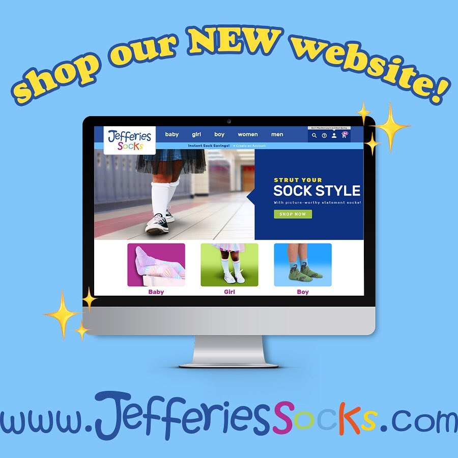 JefferiesSocks's tweet photo. Shop our new website --> https://t.co/tBywPr5fPW! Create an account and get 10% off everything! #socks #sale #jefferiessocks https://t.co/DpWNwtLFcJ