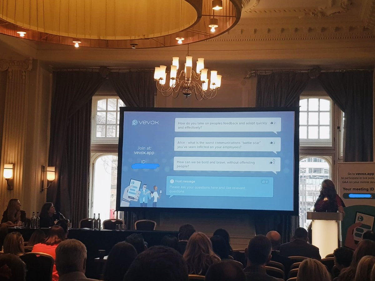 #CommsConf panel session on ‘Engagement Battle Scars’ providing some great insight and experiences