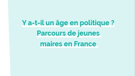 "Y a-t-il un âge en politique ?"

N'oubliez pas de vous inscrire à la présentation des résultats de l'enquête INJEP sur les jeunes maires en France. 
C'est le 5 février à l'Association des maires de France (Paris 7e)

injep.fr/evenement/y-a-…