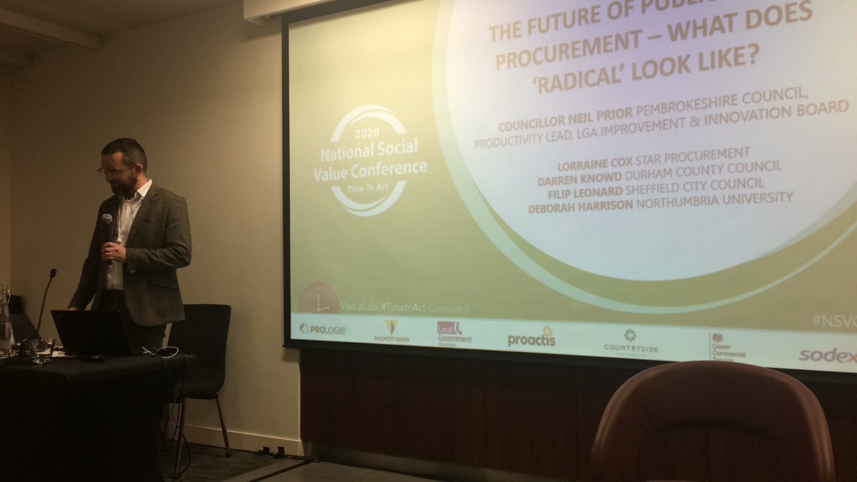 tinaholland86's tweet photo. @PriorNeil ready to start his panel session on social value. #standingroomonly #NSVC20 @LGAProductivity https://t.co/7mtq5xOjZV
