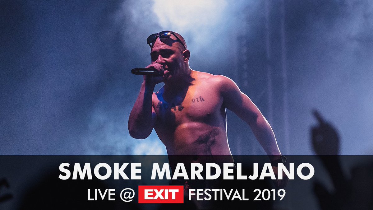 ExitFestival's tweet photo. Iskrenu životnu priču upakovanu u moćni flow, na gornji grad Tvrđave doneo je Smoke Mardeljano!

Ceo nastup sa #EXIT2019 beogradskog majstora za mikrofonom stiže u četvrtak u 15h! https://t.co/gyd6MSZi6h