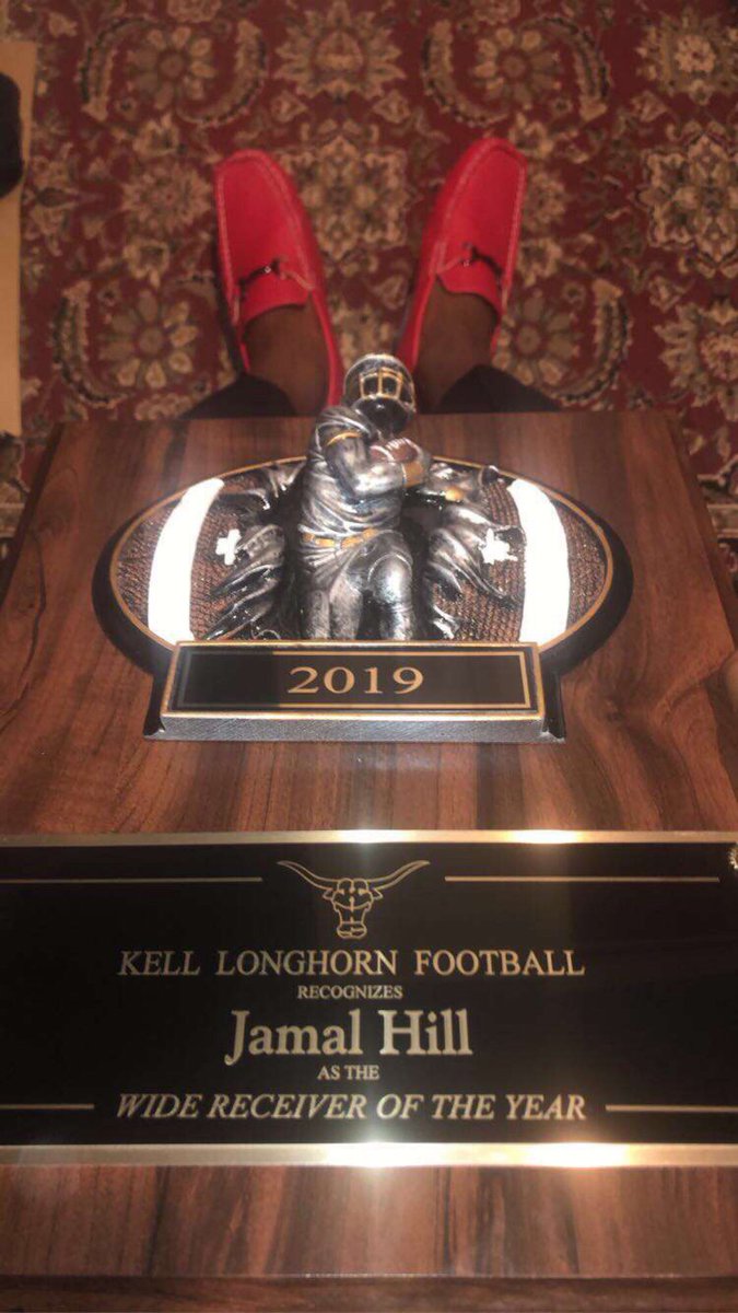 Blessed &amp; honored to be named Wide Receiver Of The Year by <a href="/Kell_Football/">Kell HS Football</a> . Thankful for all my coaches &amp; teammates BIG things coming next season 🎥.