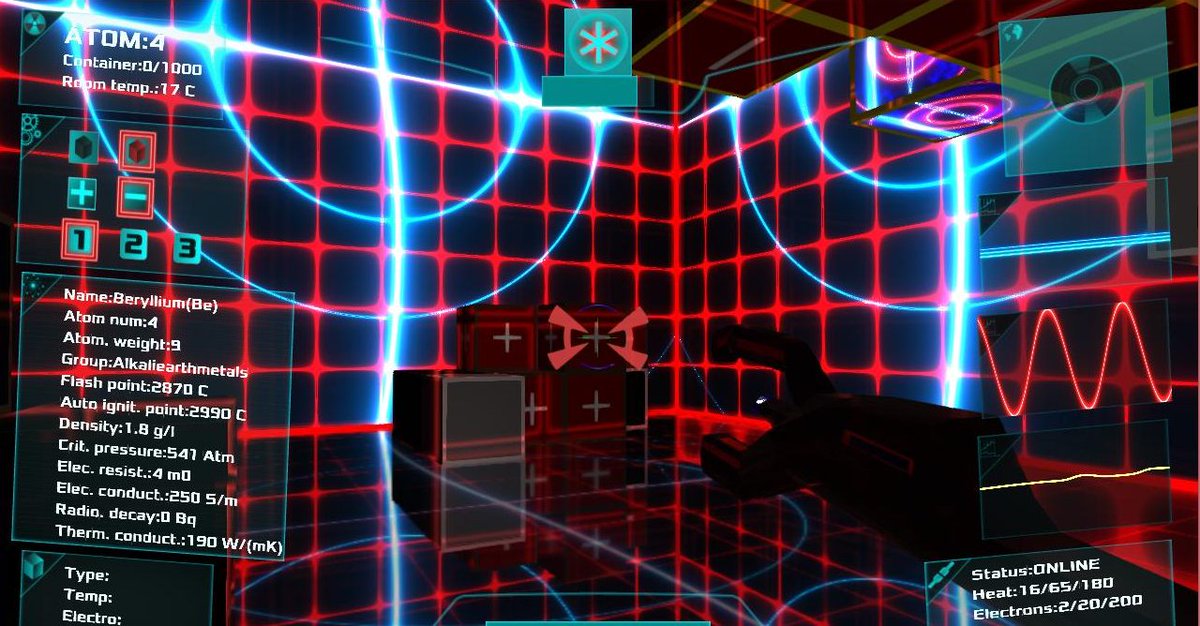 elementalgame1's tweet photo. Smooth reaction!  Steam:https://t.co/RvyUBcWrCG         #craftelements #pcgaming #systemic #atomic #cubes #indie https://t.co/Qdru4CcSlv