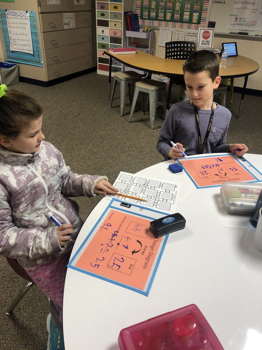 MissGardnerFES's tweet photo. Adding some fun to solving story problems! They must correctly solve the story problems to lead them through the maze! ➕➖🏁 https://t.co/5s6nnqrJia