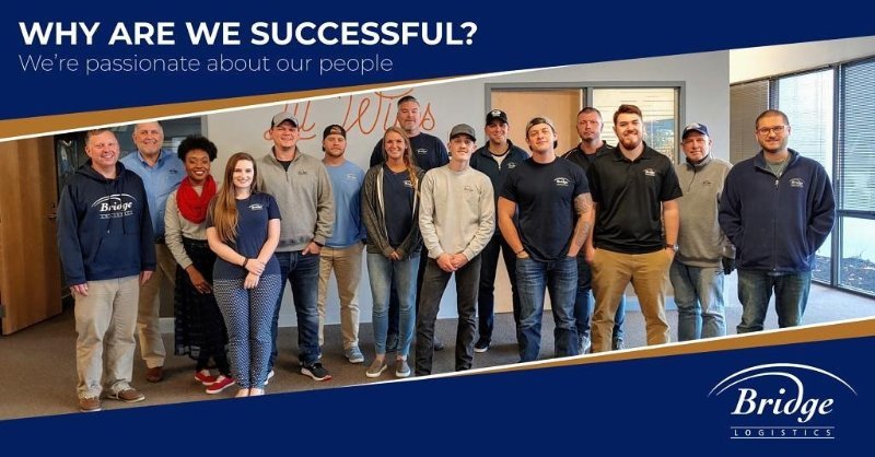 Bridge_Log_Inc's tweet photo. Looking for a fun, innovative and collaborative work environment? 

Our mission is to inspire a culture that nurtures and respects our customers, carriers, and team members. 

Learn more about who we are here: https://t.co/hhIusOehk8. https://t.co/2I9WJwnpvf
