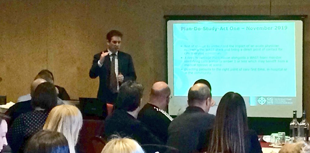 Consultant Paul Mizen of <a href="/AneurinBevanUHB/">Aneurin Bevan University Health Board</a> presents the ACP work on Pre-hospital streaming at the @EDQDFWales working group.  This ongoing work is in collaboration with <a href="/WelshAmbulance/">Welsh Ambulance</a> colleagues. Food for thought regarding emerging novel practice #EDQDF
