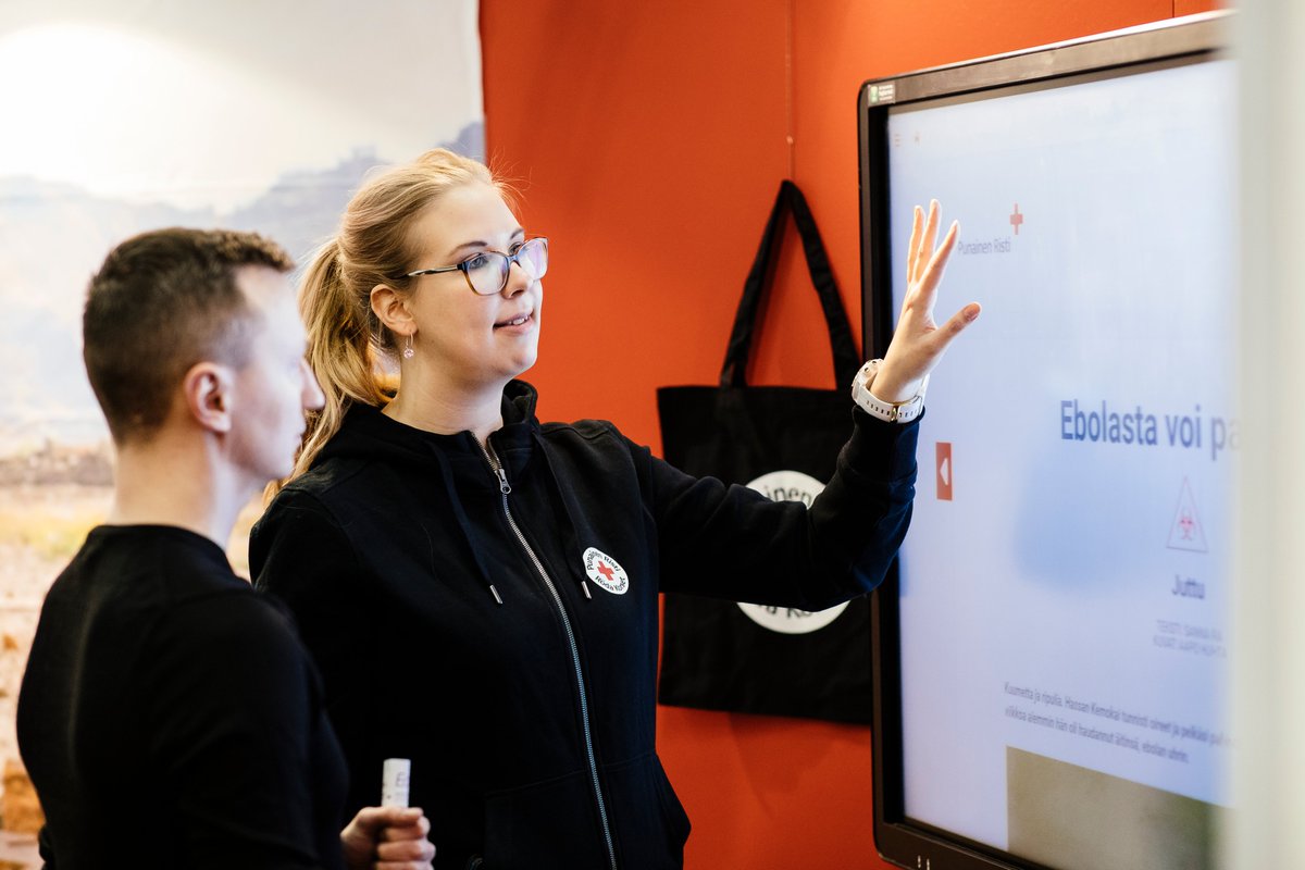 SPRNuoret's tweet photo. Uusi oppimateriaalipalvelu keräsi kiinnostusta ja kiitosta Educassa!
Rekisteröityneitä kertyi jo messuilla lähes 600. Jos et vielä ehtinyt tutustua ilmaiseen palveluun, kurkkaa https://t.co/mZM7oowz8Z ja vinkkaa muillekin!
#punainenristi #sproppimateriaalit #educa2020 #sprnuoret https://t.co/nhcUlTgSc4