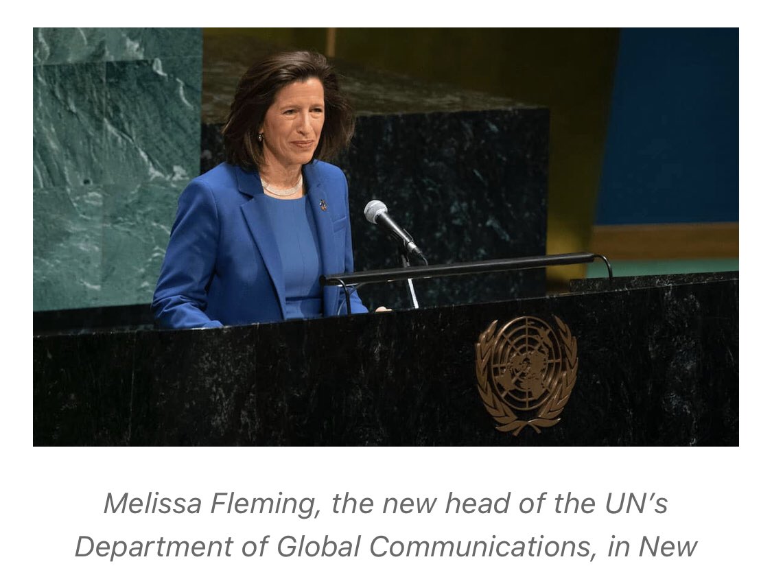 Youth2047's tweet photo. Interview with @MelissaFleming on how she plans to change the @UN’s Public Image by @pass_blue 

“We’re asking our offices all over the world to conduct listening exercises —conversations with people, mostly young people” 

https://t.co/vDSvFlTGrk

@KirenRijiju @SuPriyoBabul https://t.co/mGonTqJJmA