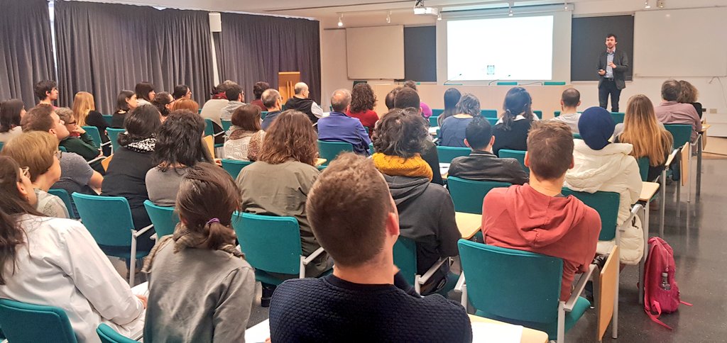 Gran xerrada i gran assistència al seminari del Dr. Manuel Valiente <a href="/valientelab/">Manuel Valiente</a> avui al nostre Institut.
#seminarisirblleida2020