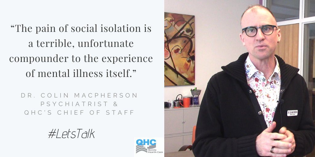 QuinteHealth's tweet photo. A unique perspective on #mentalhealth from Dr. Colin MacPherson, Psychiatrist and QHC's Chief of Staff:

2-minute video: https://t.co/twcK4L7wbl 

#BellLetsTalk https://t.co/fND3htahjJ