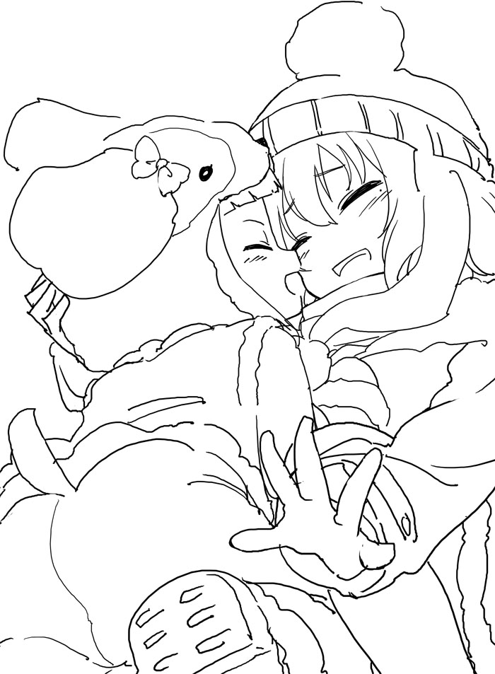 『発情期の犬に押し倒される成宮由愛ちゃん』というリクエストをもらったので描きました 