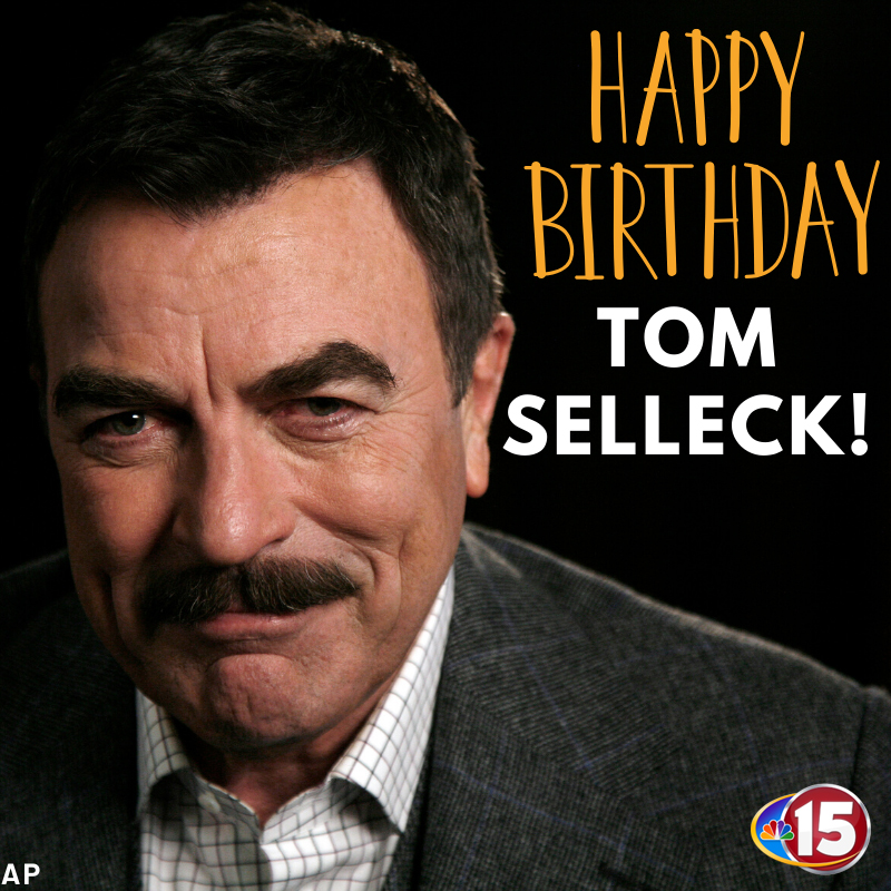 Happy 75th birthday to Tom Selleck! 