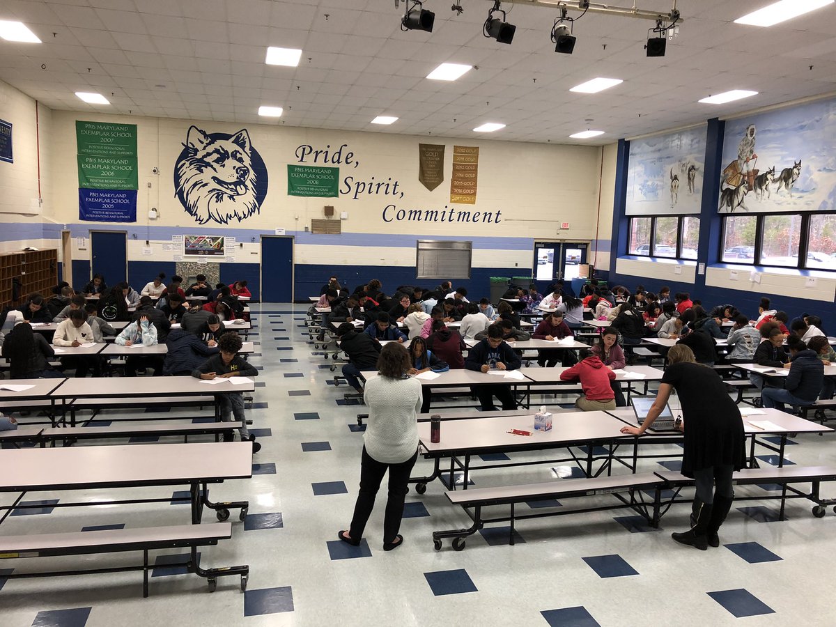 It’s not often that a room of middle schoolers are silent but when they are - it’s usually because they are taking their <a href="/CTECharles/">CTE Charles County</a> writing surveys.