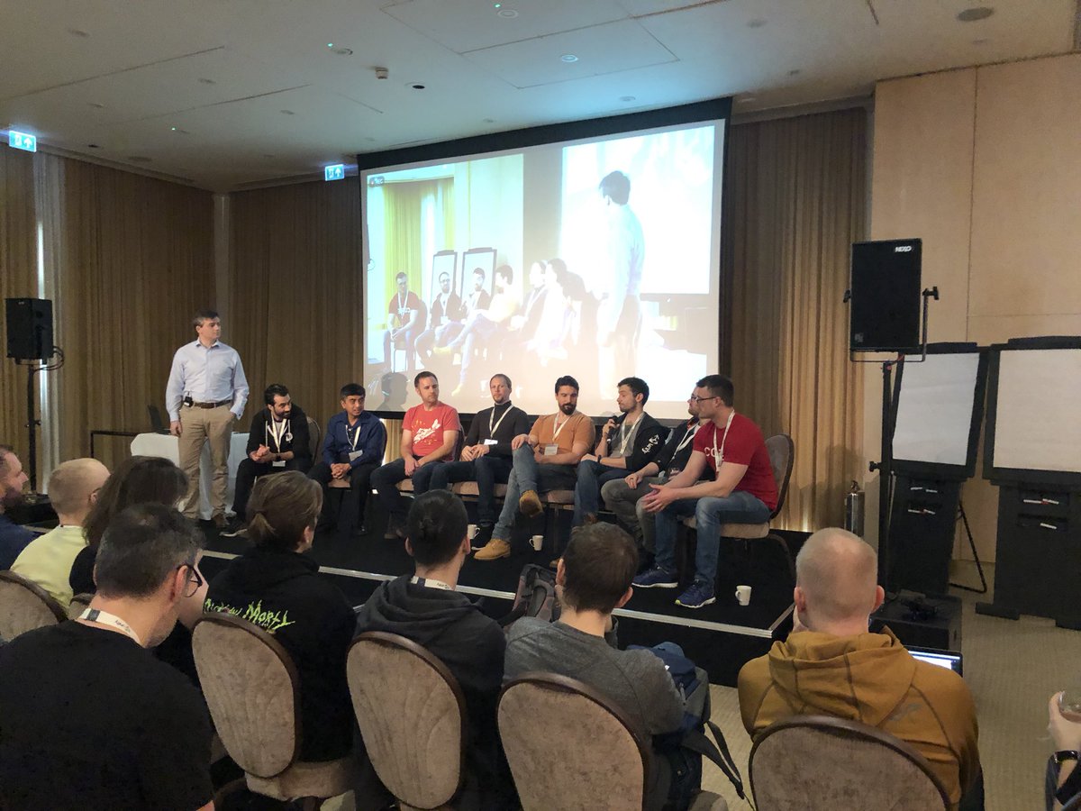 cbeauche's tweet photo. My favorite moment of the week: the panel of Unity users #unityQWeek https://t.co/2u83BWuCrB