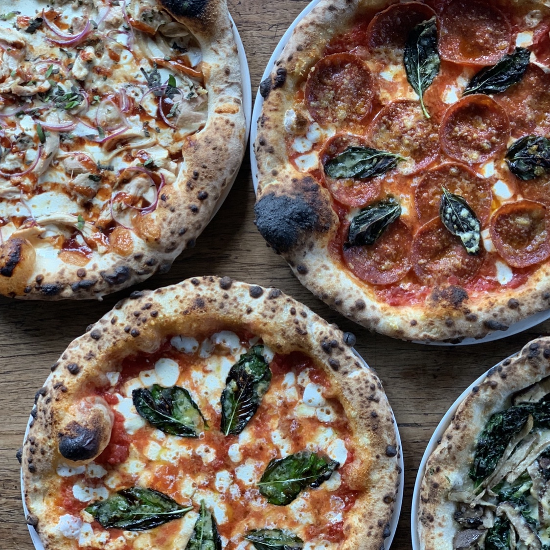 Another day another pizza ☀️ 🍕 We’ll be at Dewey Square from 11-2 today!