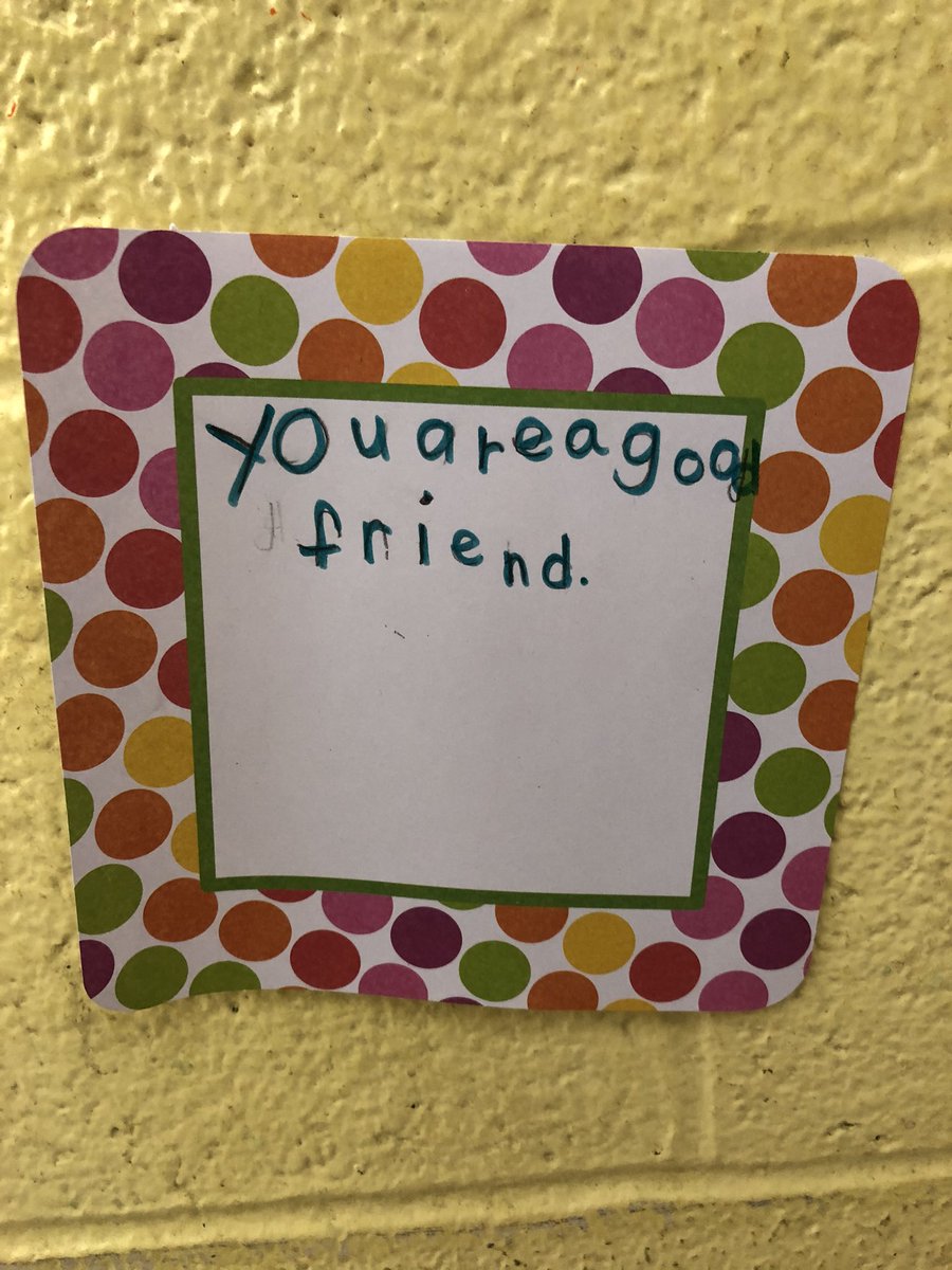 Ms_Marcoccia's tweet photo. For #BellLetsTalkDay the ELP students created thoughtful compliments for one another. This morning we walked around the room and read them aloud as a class. #BellLetsTalk @STcdsb @TCDSB @floracifelli https://t.co/LTFzjeBFaM