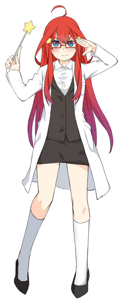 ヤクタシさんがTwitterに投稿した中野五月(五等分の花嫁)のイラスト。