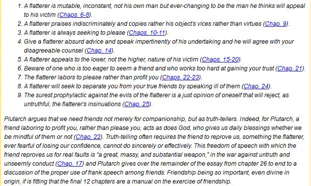 SatishKTM's tweet photo. #Flatterer or a #friend? Important to make the distinction. #plutarch https://t.co/T7AztjAu48